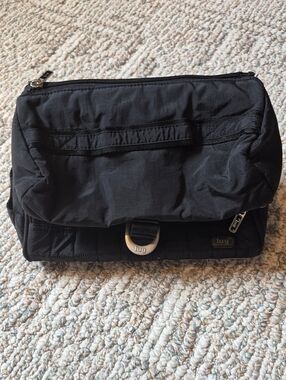 lug Black Nylon Cosmetic Bag